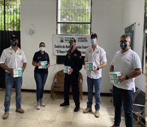 Entrega Tapabocas Buen Pastor